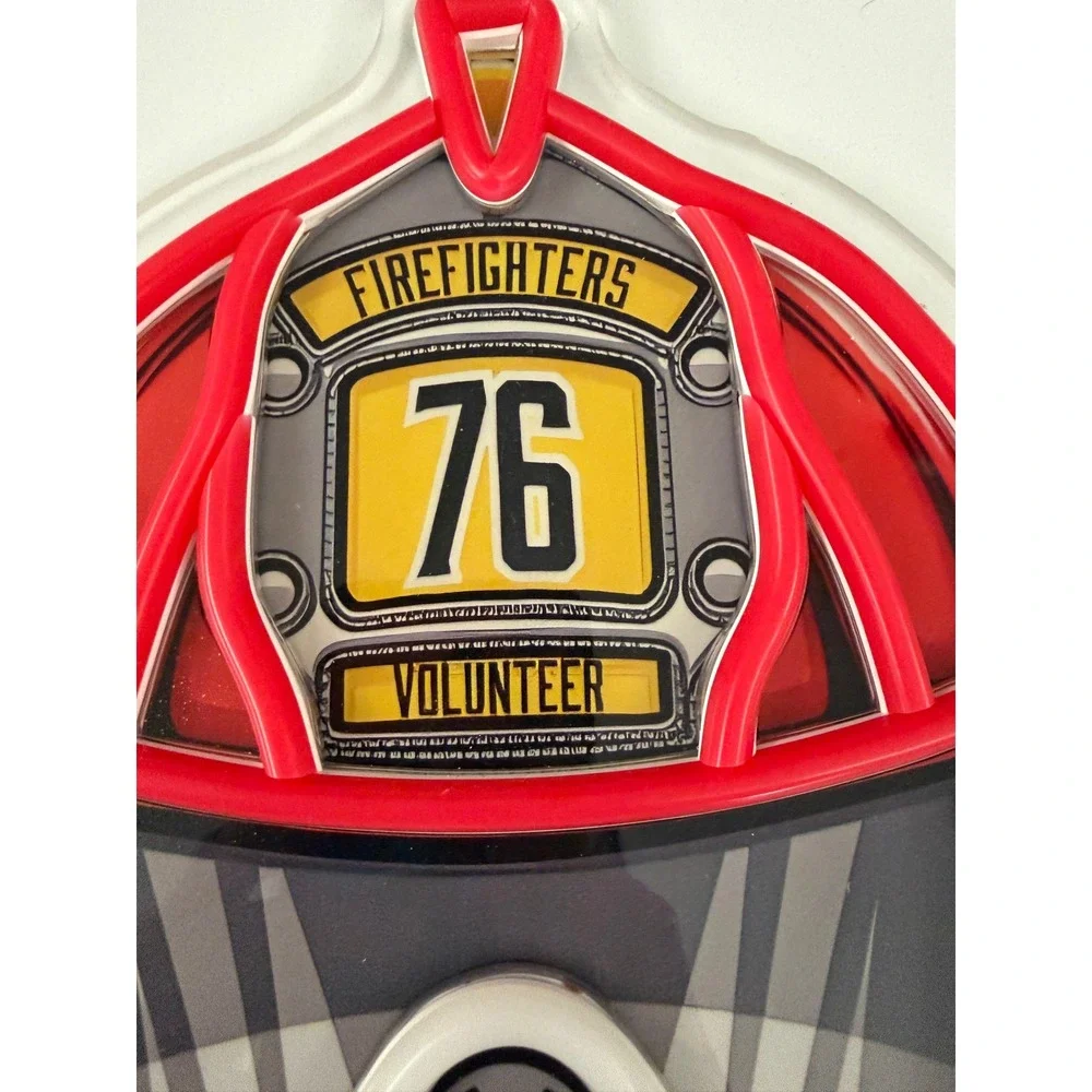 Volunteer Firefighter 76 LED Neon Sign USB Powered Wall Decor Light Red White